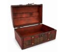 Das Kostümland Piratentruhe Geschenkbox Schatzkiste Holz Braun Bild 5