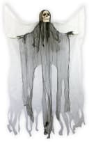 Das Kostümland Todesengel Halloween Hängefigur 180 cm Schwarz/Weiß Bild 2