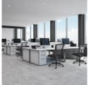 Yaheetech Bürostuhl Schwarz Mesh Höhenverstellbar mit Wippfunktion Bild 5