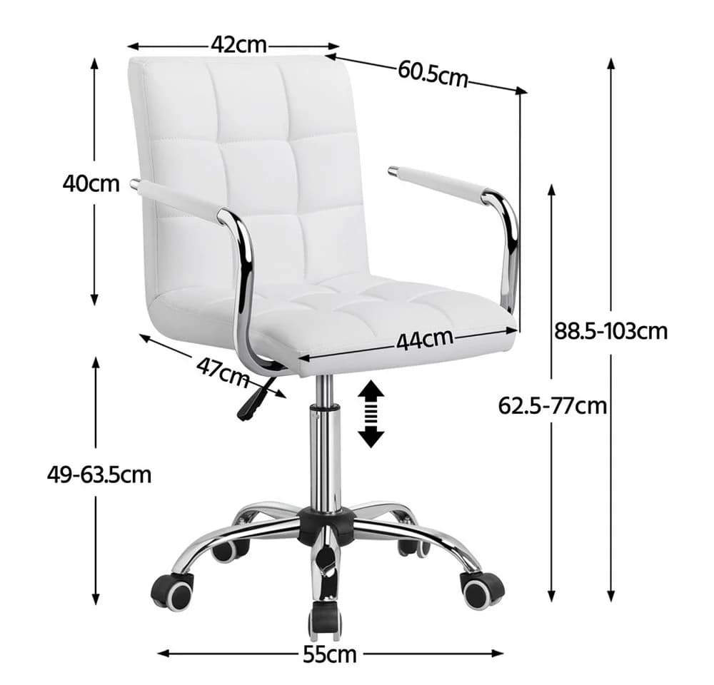 Ergonomischer Bürostuhl in Schwarz, Rot, Blau oder Grau - Bild 4