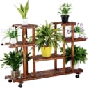 Yaheetech Blumenständer Pflanzenregal aus Holz Bild 2