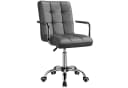 Yaheetech Drehstuhl Grau Höhenverstellbar Chefsessel Ergonomisch Bild 2