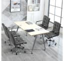 Yaheetech Drehstuhl Grau Höhenverstellbar Chefsessel Ergonomisch Bild 4