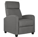 Relaxsessel, Loungesessel, Fernsehsessel aus Metall und Leinenstoff Bild 2