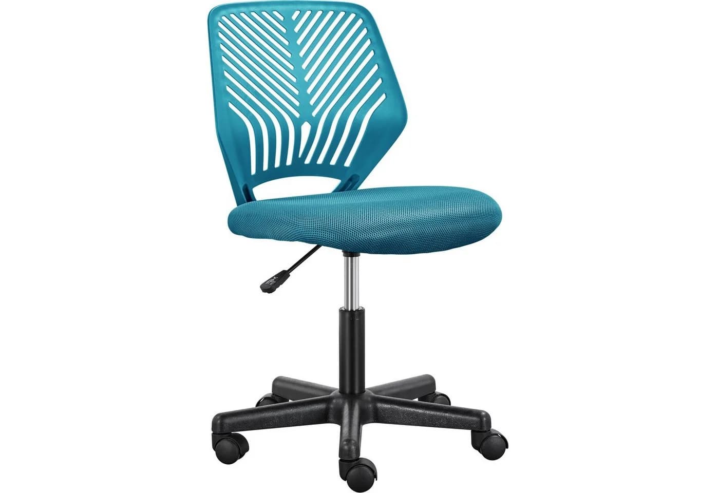 Yaheetech Bürostuhl Höhenverstellbar Türkis Ohne Armlehnen - Bild 2