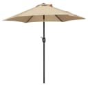 Yaheetech Sonnenschirm 223/261/294/327 cm, Gartenschirm mit Kurbel, Neigbar, UV Schutz 50+ Bild 2
