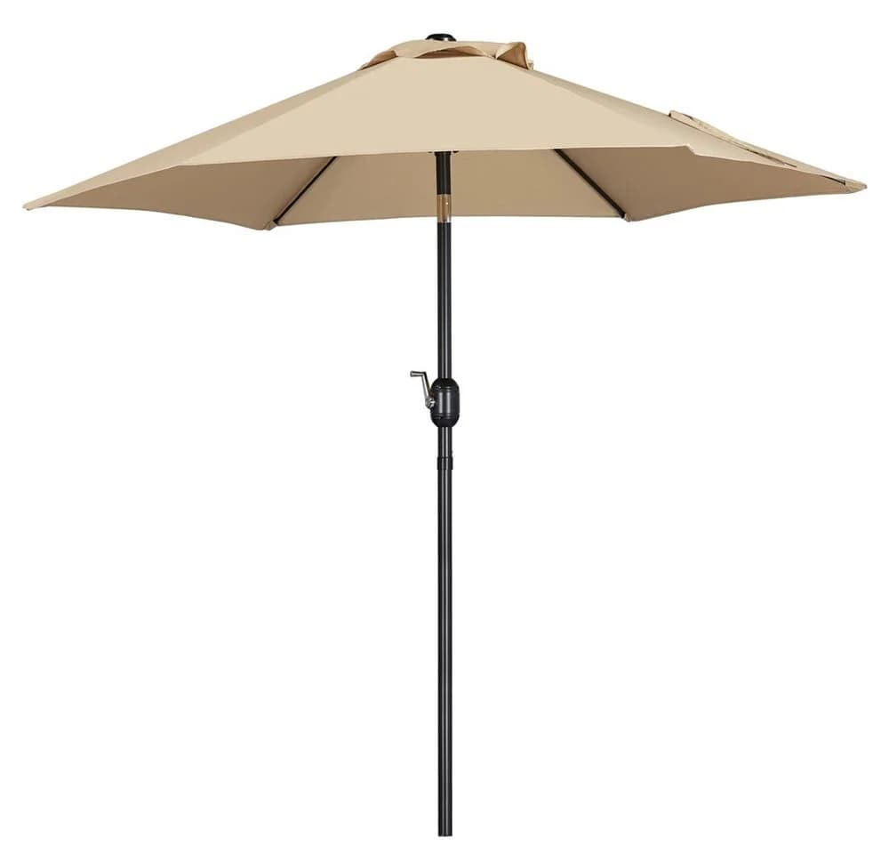 Yaheetech Sonnenschirm 223/261/294/327 cm, Gartenschirm mit Kurbel, Neigbar, UV Schutz 50+ - Bild 2