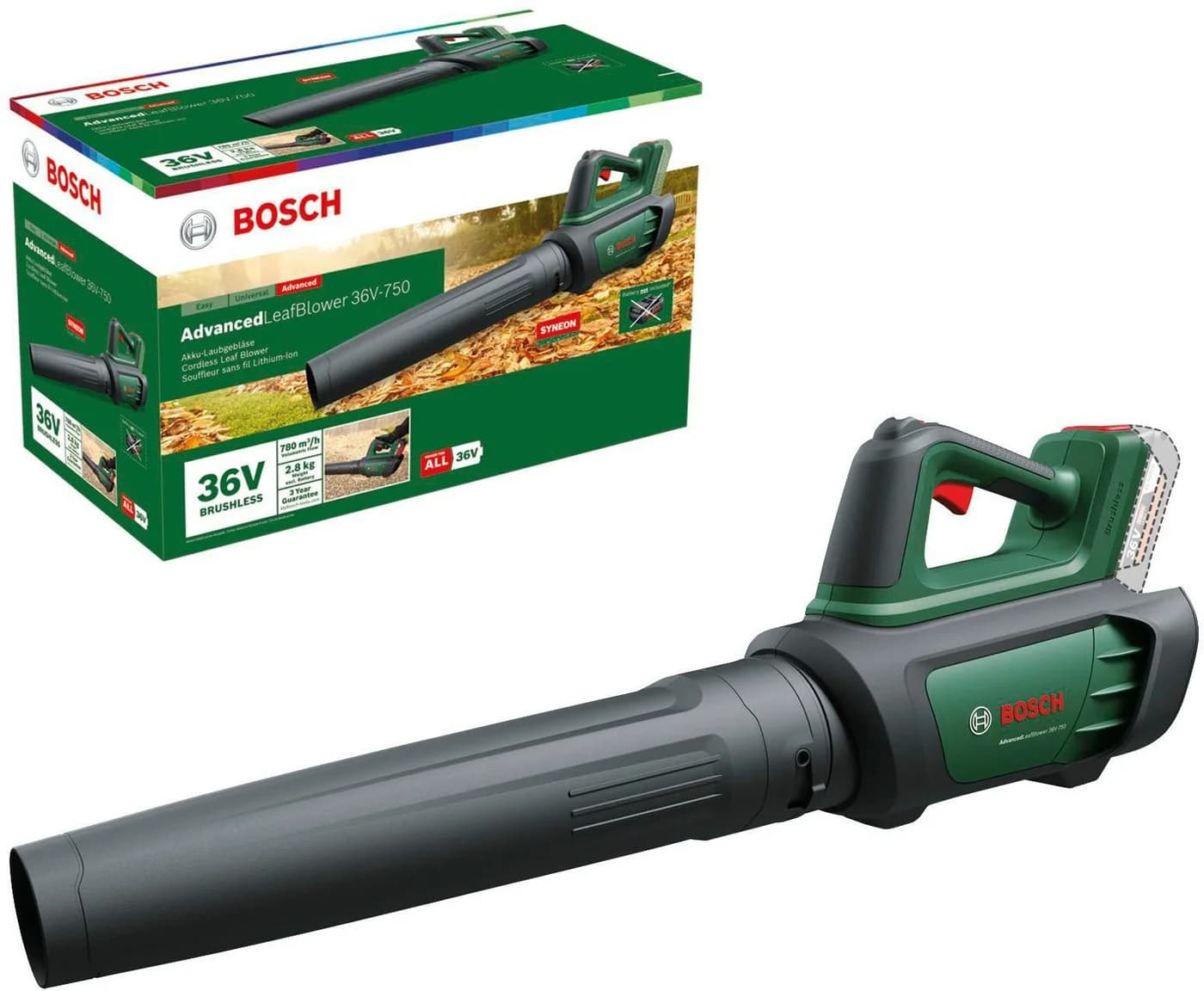 Bosch Home & Garden Akku-Laubbläser AdvancedLeafBlower 36V-750 Schwarz - Bild 2