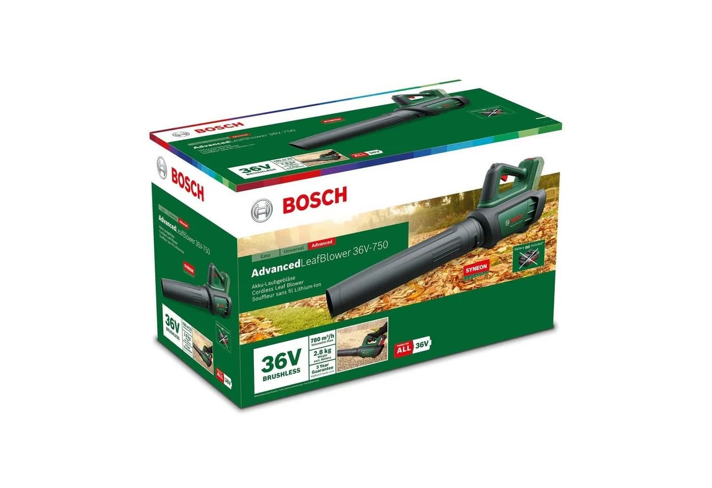 Bosch Home & Garden Akku-Laubbläser AdvancedLeafBlower 36V-750 Schwarz - Bild 4
