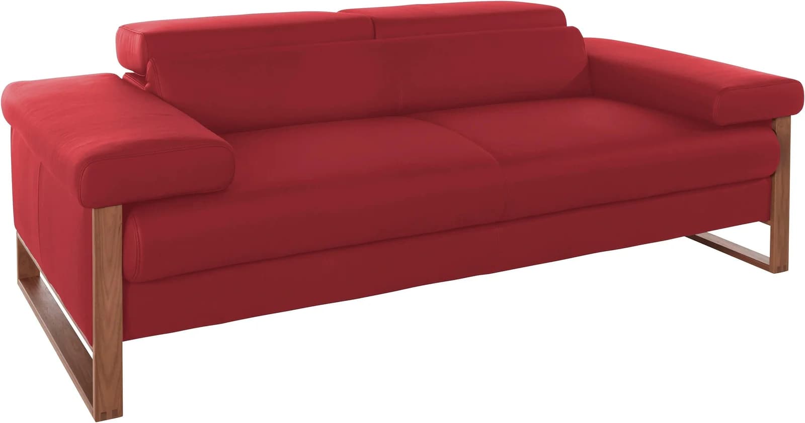 W.SCHILLIG finn 2-Sitzer Sofa Ruby Rot Motorisch