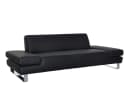 W.SCHILLIG taboo 3-Sitzer Designsofa Schwarz Longlife Xtra-Leder Bild 1