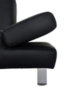 W.SCHILLIG taboo 3-Sitzer Designsofa Schwarz Longlife Xtra-Leder Bild 5