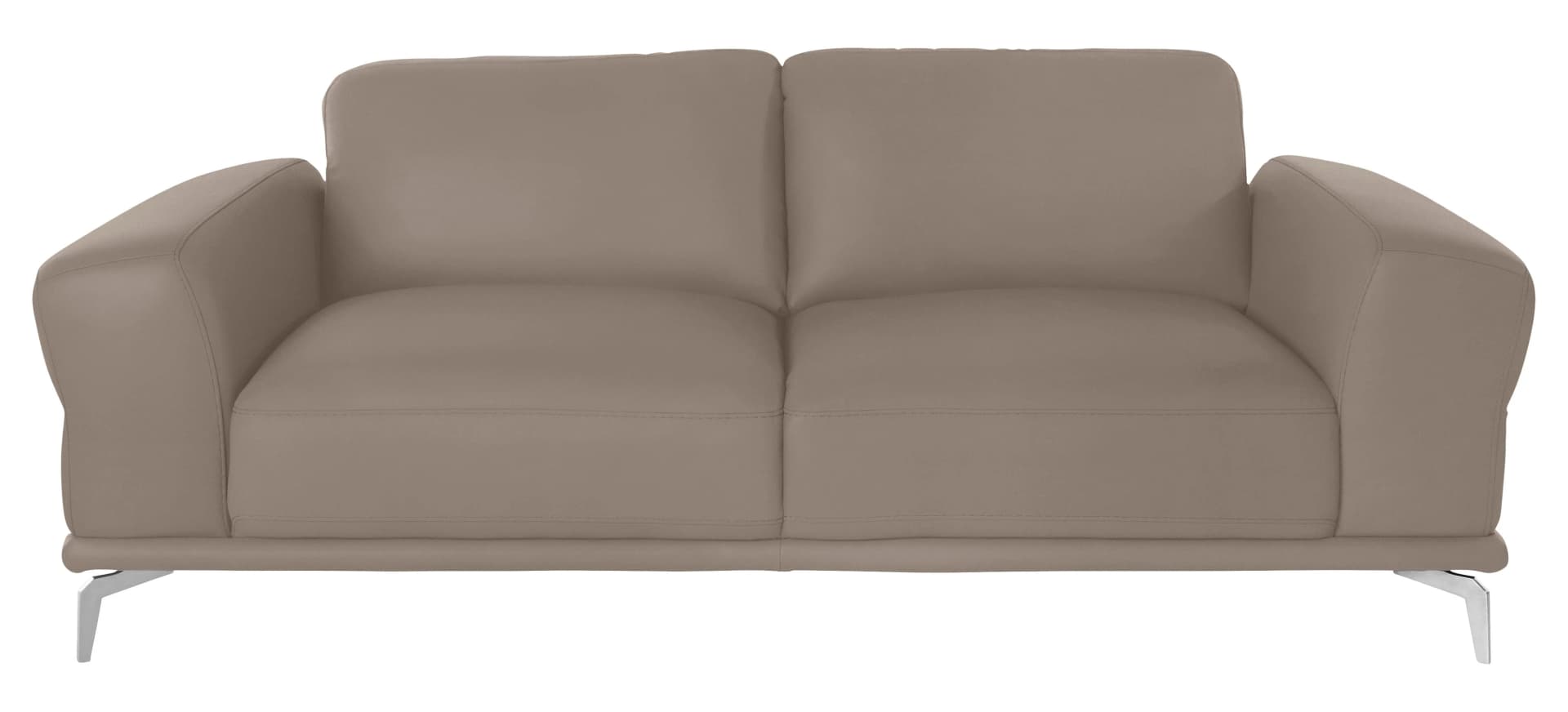 W.SCHILLIG 2,5-Sitzer Sofa Montanaa Braun Longlife Xtra-Leder