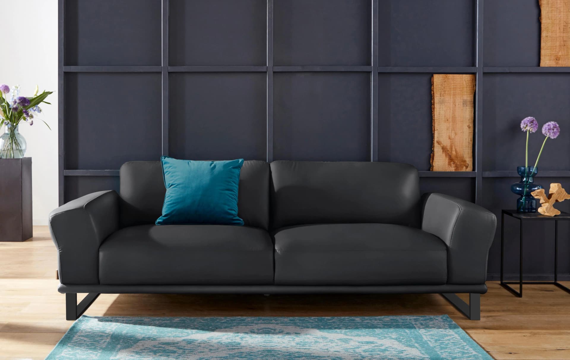 W.SCHILLIG Montanaa 2,5-Sitzer Sofa Schwarz