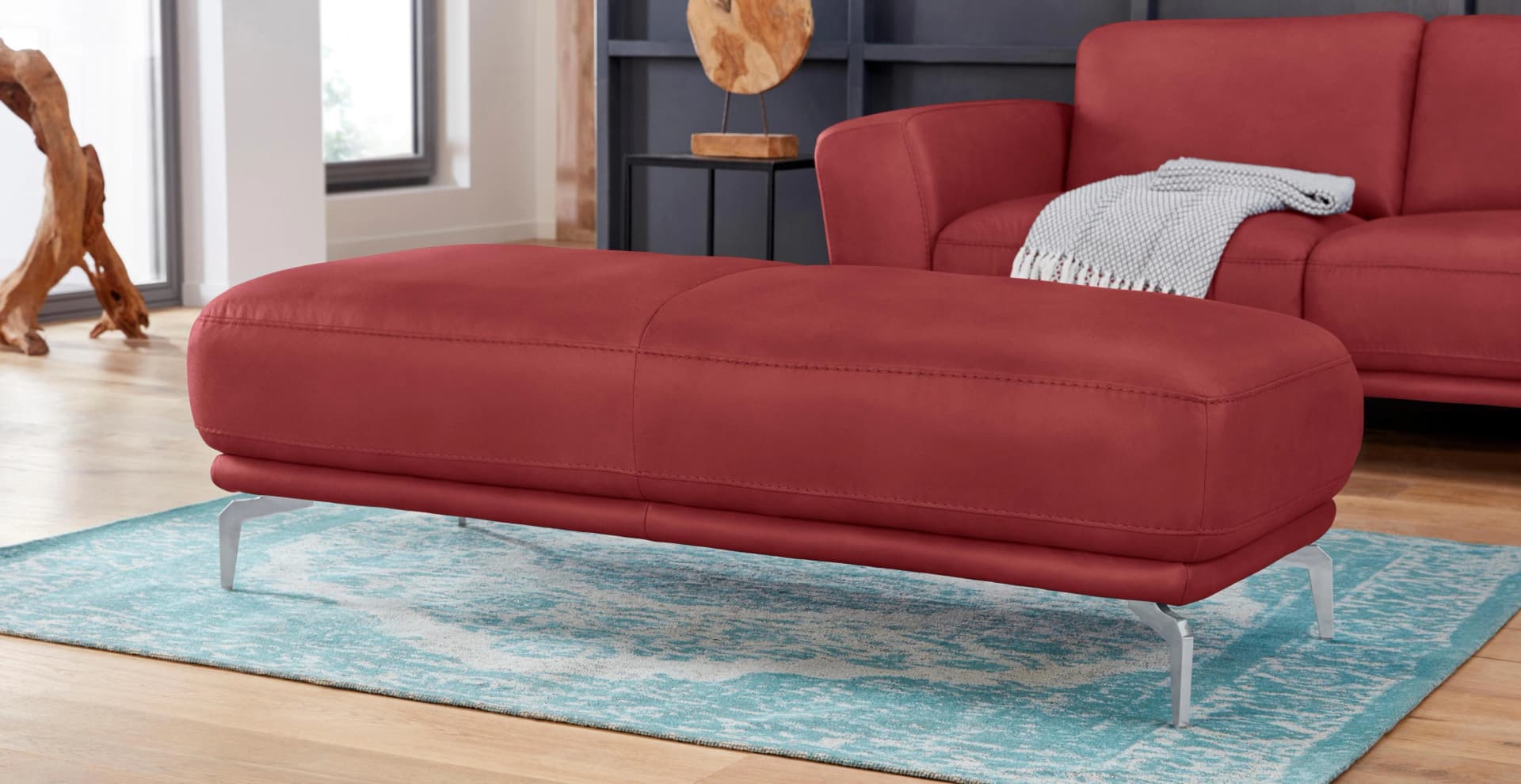 W.SCHILLIG Hocker Montanaa Ruby Red
