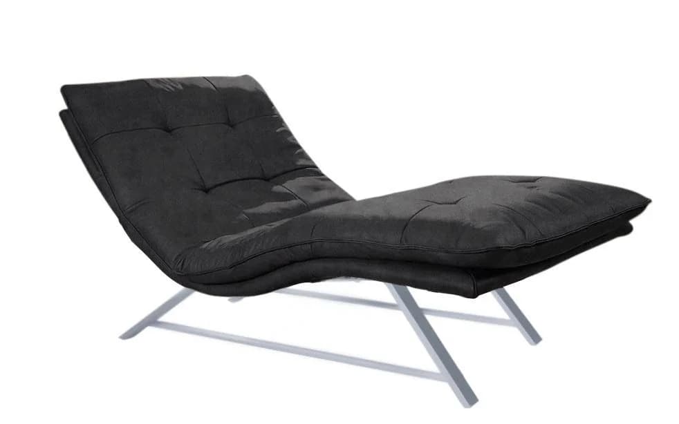 W.SCHILLIG Relaxliege daily dreams Anthrazit mit Motor und Kufengestell