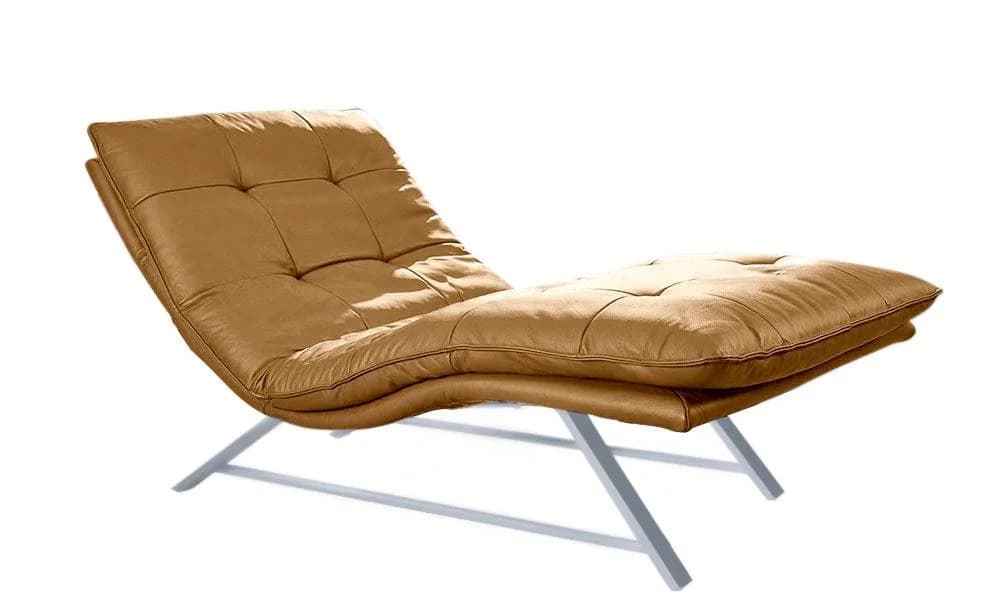 W.Schillig Relaxliege daily dreams Kurkuma Longlife Xtra-Leder mit Doppelmotor