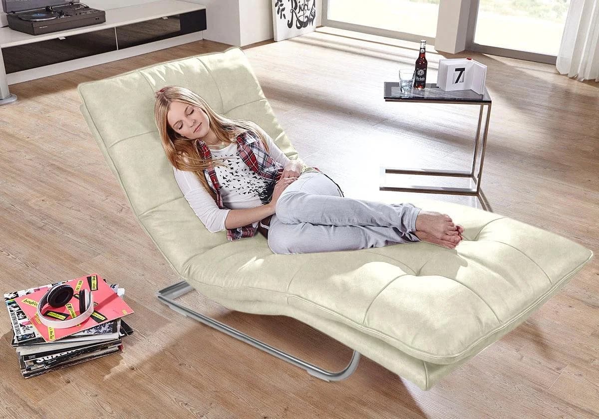 W.Schillig Relaxliege daily dreams Beige mit Motor
