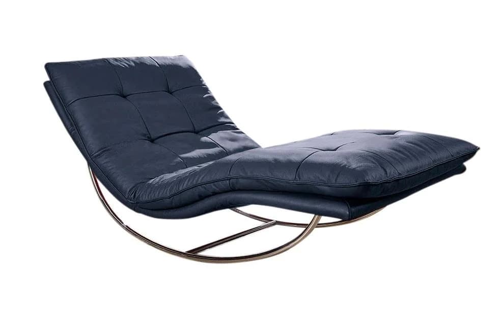 W.SCHILLIG Relaxliege daily dreams blau mit Kopfteilverstellung