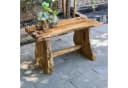 More2Home Sitzbank PRIMO aus recyceltem Teakholz rustikal Bild 1