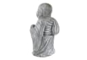 More2Home Dekoobjekt HAPPY BUDDHA silbergrau GRC Beton Bild 3
