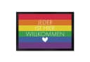 speecheese Fußmatte Regenbogenflagge XXL 50x75 cm Bild 2