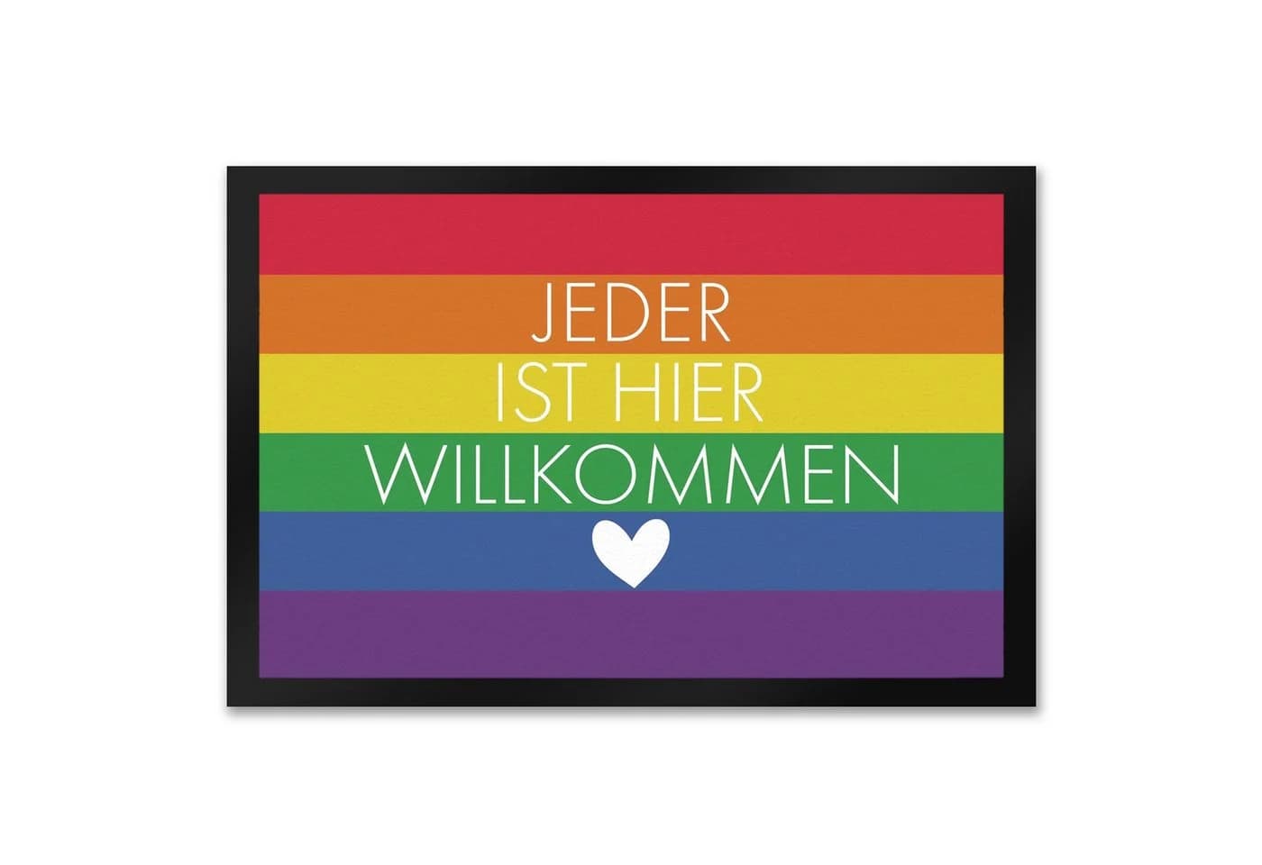 speecheese Fußmatte Regenbogenflagge XXL 50x75 cm - Bild 2