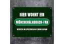 speecheese Metallschild Mönchengladbach Fan 15x20 cm Bild 1