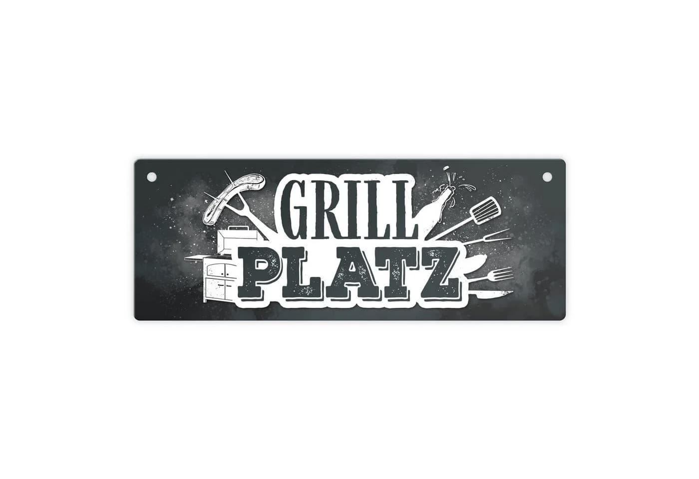 speecheese Metallschild Grillplatz XL - Bild 2