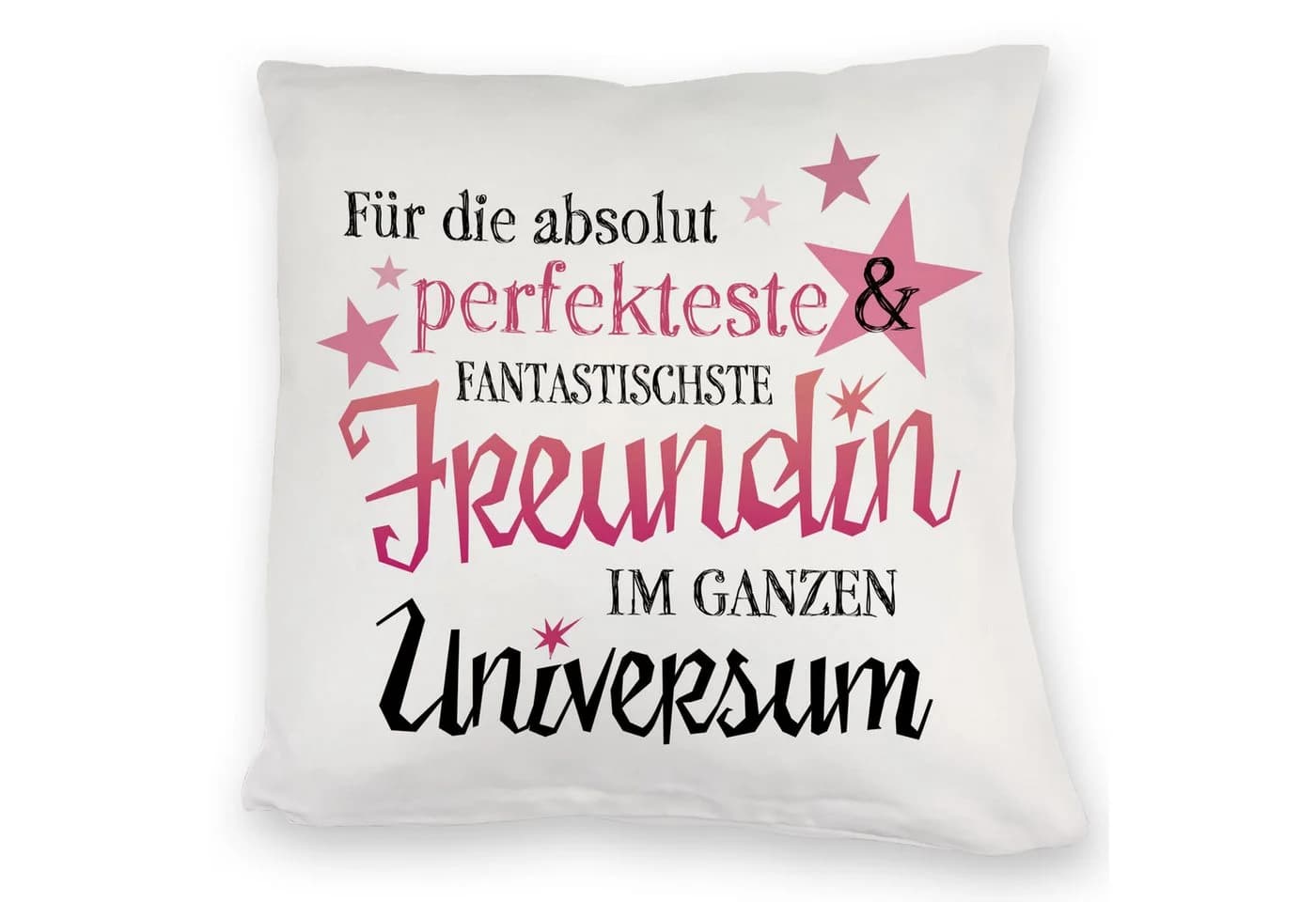 speecheese Dekokissen Freundschaft Kuschelkissen mit Spruch - Bild 2