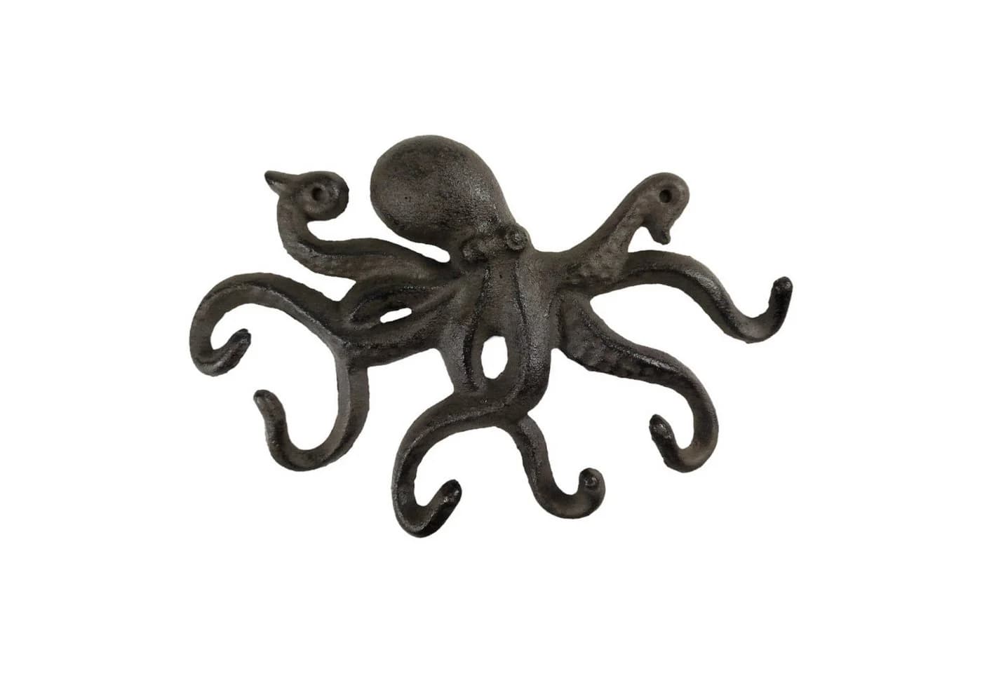 FTWdesign Kleiderhaken Krake Maritime Wanddeko Gusseisen - Bild 2