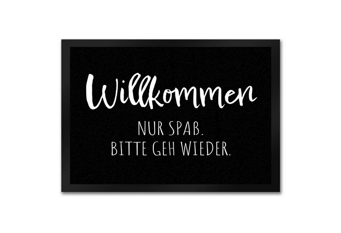 speecheese Fußmatte Hau ab Willkommen Nur Spaß Bitte geh wieder - Bild 2