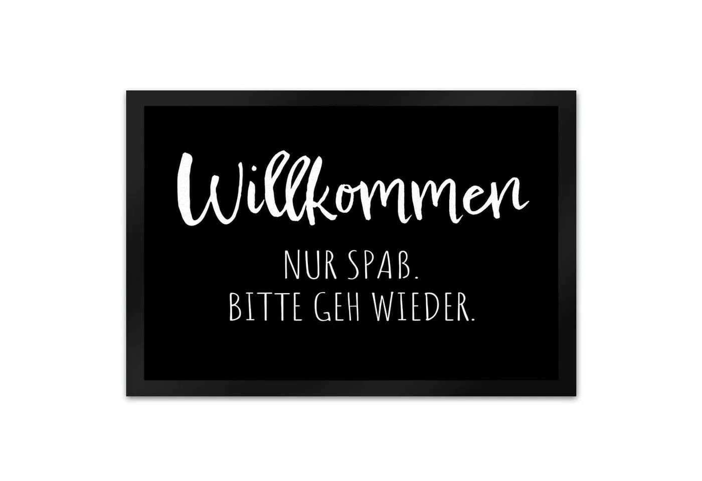 speecheese Fußmatte XL 40x60 cm Willkommen Nur Spaß. Bitte geh wieder. - Bild 2