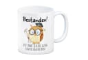 speecheese Kaffeebecher Eule mit Spruch "Bestandene Prüfung" Bild 2