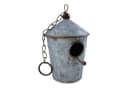 FTWdesign Vogelhaus Nistkasten aus Zink Metall für Draußen Bild 2