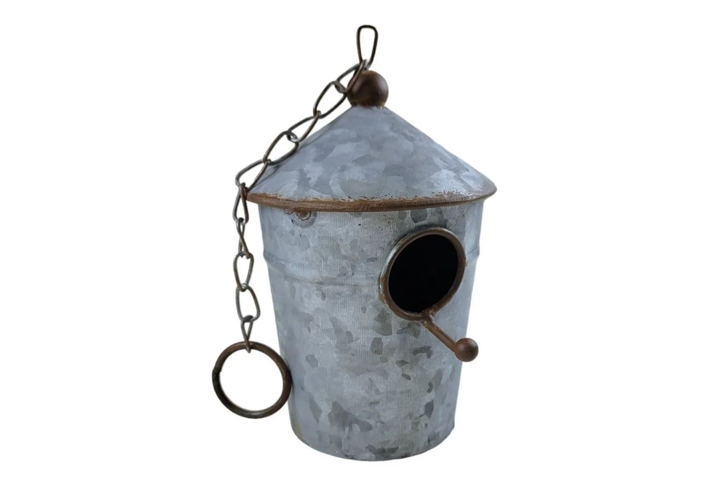 FTWdesign Vogelhaus Nistkasten aus Zink Metall für Draußen - Bild 2