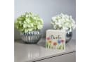 speecheese Spardose Blumen aus Holz mit Spruch Danke Bunt Bild 1
