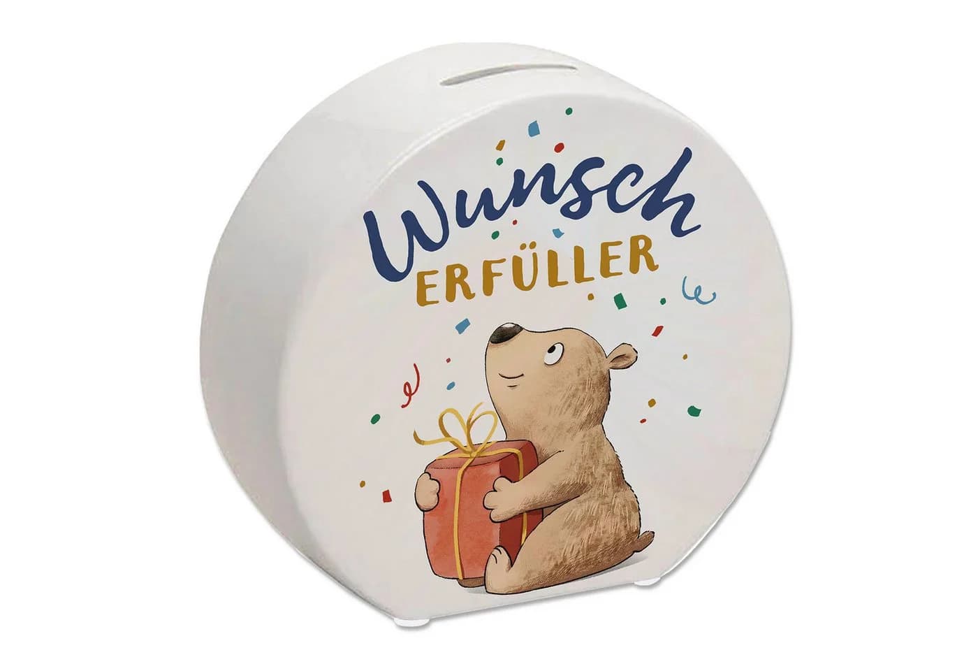 speecheese Spardose Bär mit Geschenk Spruch Wunscherfüller - Bild 2