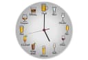 speecheese Wanduhr Alkoholische Getränke Aluminium Bild 2