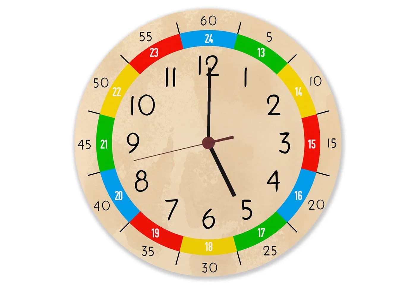speecheese Wanduhr Lernuhr für Kinder aus Aluminium - Bild 2