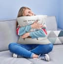 speecheese Dekokissen Dackel mit Pyjama Kuschelkissen mit Spruch Bild 1