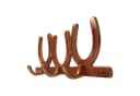 FTWdesign Wandhaken Drei Hufeisen in Bronzeoptik Garderobenleiste Bild 1