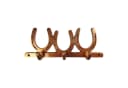 FTWdesign Wandhaken Drei Hufeisen in Bronzeoptik Garderobenleiste Bild 2