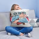speecheese Dekokissen Dackel im Hemd Kuschelkissen Bild 1