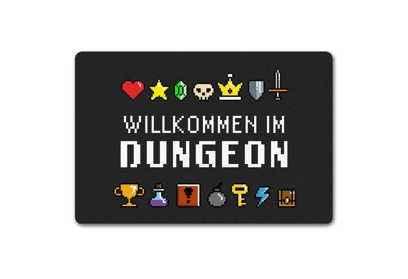 speecheese Fußmatte Willkommen im Dungeon 40x60 cm - Bild 2