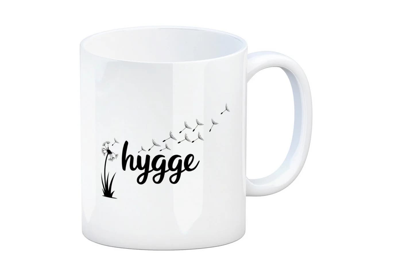 speecheese Tasse Hygge Kaffeebecher Weiß Löwenzahn - Bild 2