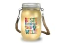 speecheese Dekolicht Beste Patentante der Welt Solarlicht Goldener Pokal Globus Bild 2