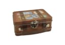 FTWdesign Reisekoffer Metalldose Aufbewahrungsbox mit Griff Bild 2