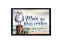 speecheese Fußmatte Möwe Aquarell Moin Spruch Bild 2