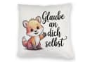 speecheese Dekokissen Fuchs Glaube an dich selbst Kuschelkissen Bild 2